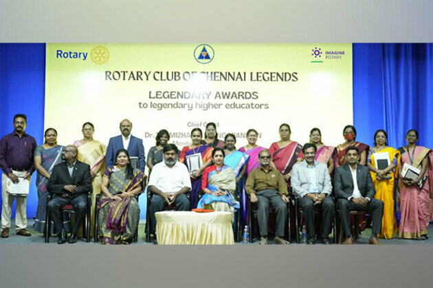 Teachers play an important role in a student's life, says Dr Thamizhachi Thangapandian at the Rotary Club of Chennai Legends "Legendary Awards"