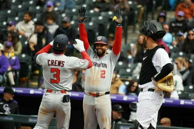 Nats withstand Rockies' late comeback, win 12-11