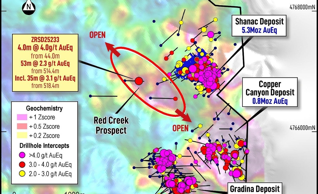 Strickland scores Serbian funds and a discovery