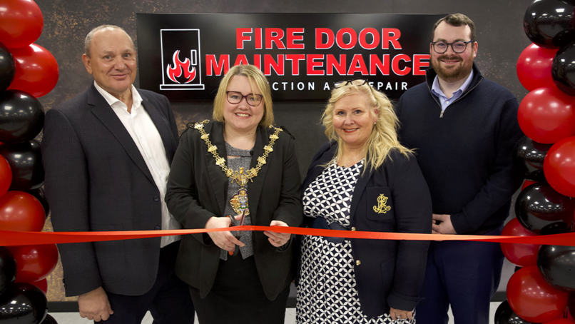 David Jennings, Cllr Sandra Walmsley, Nicola John and Cllr Eamonn O’Brien