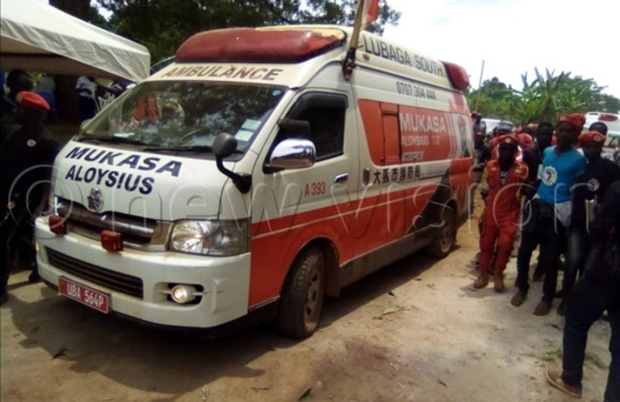  he ambulance carrying abukenyas body