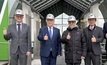 Ajit Gupte, the Indian Ambassador to Germany, (centre) during a recent visit to the Herrenknecht production facility in Schwanau, Germany