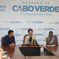 CAPE VERDE-PRAIA-CRUISE SHIP-PRESS CONFERENCE