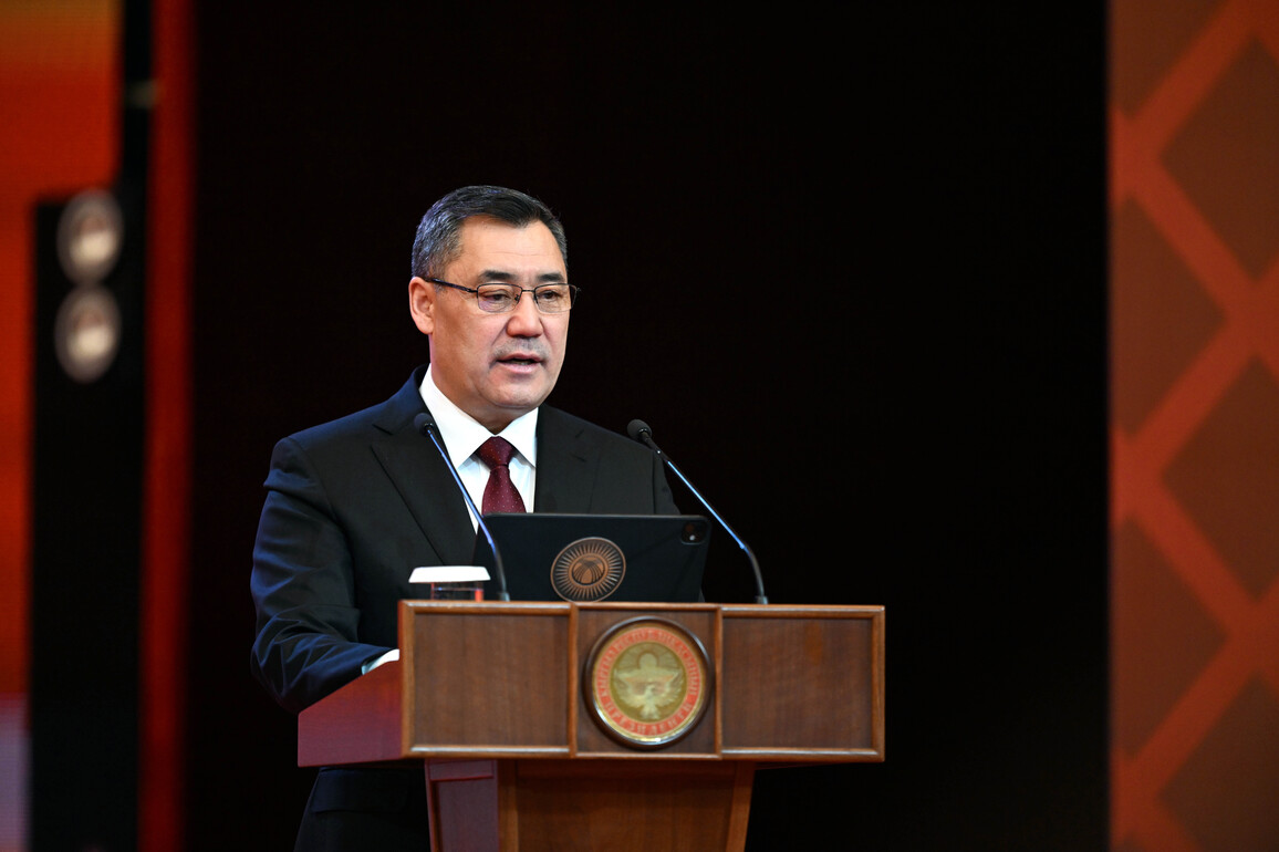 KYRGYZSTAN-BISHKEK-PRESIDENT-ECONOMY-GROWTH