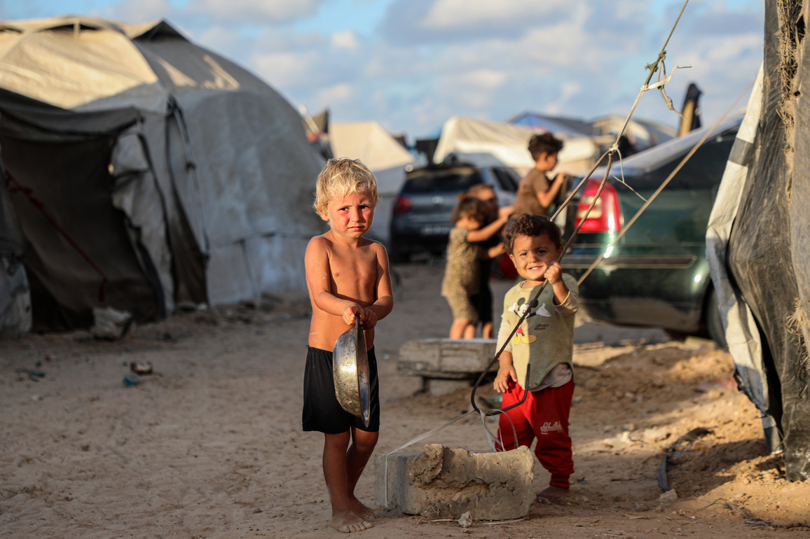 MIDEAST-GAZA-REFUGEE CAMP-DISPLACED PEOPLE