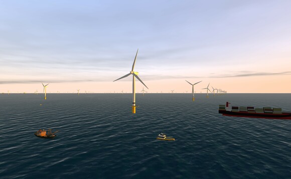 Artist impression of the 1.4GW Sofia offshore wind farm | Credit: RWE