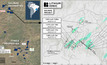 Mapa com projetos de lítio da Lithium Ionic em Salinas e Itinga, ambos em MG/Reprodução