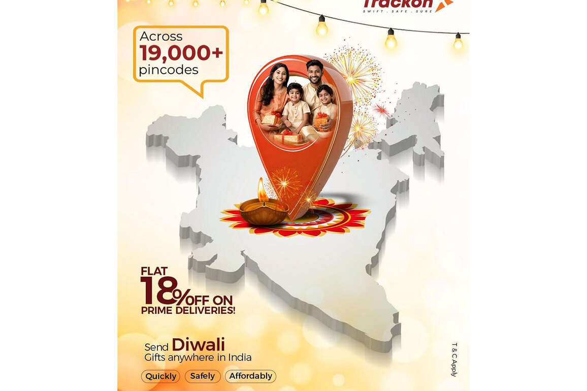 Delivering Festive Joy: Trackon Announces Special Diwali Campaign
