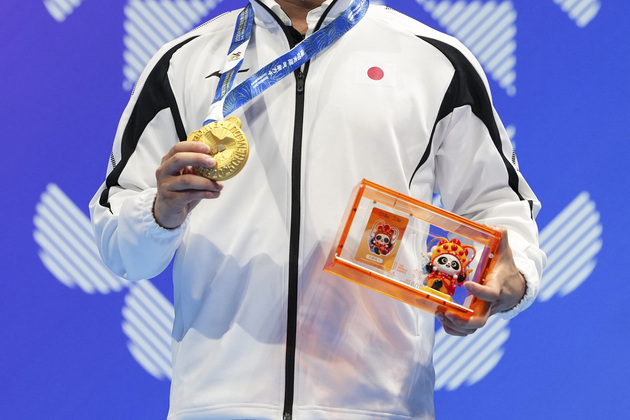(SP)CHINA-CHENGDU-THE WORLD GAMES 2025-KARATE-MEN-KATA-CEREMONY(CN)