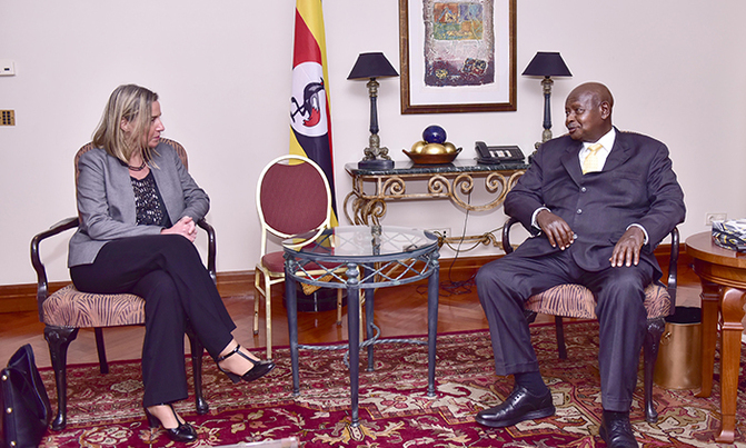 Museveni reassures EU on regional peace Museveni reassures EU on regional peace