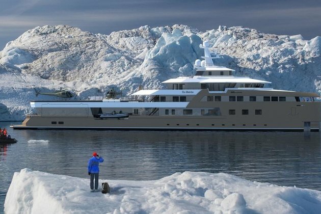 Check out the first ever private ICEBREAKER yacht