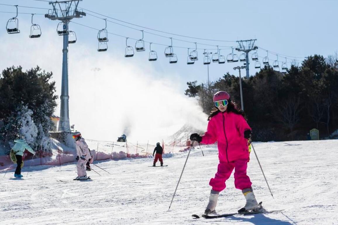 Vlog | Skiing lights up winter in N China's Tianjin
