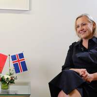CHINA-BEIJING-ICELAND-MINISTER OF JUSTICE-XINHUA-INTERVIEW (CN)
