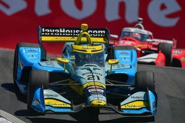 Christian Rasmussen passes Alex Palou, grabs maiden win at Milwaukee