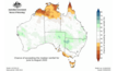   Winter may be wetter than average for much of Australia. Image courtesy BOM.