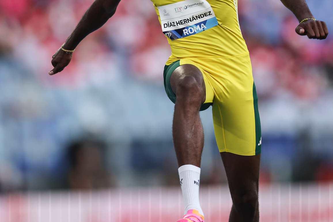 (SP)ITALY-ROME-ATHLETICS-DIAMOND LEAGUE-TRIPLE JUMP