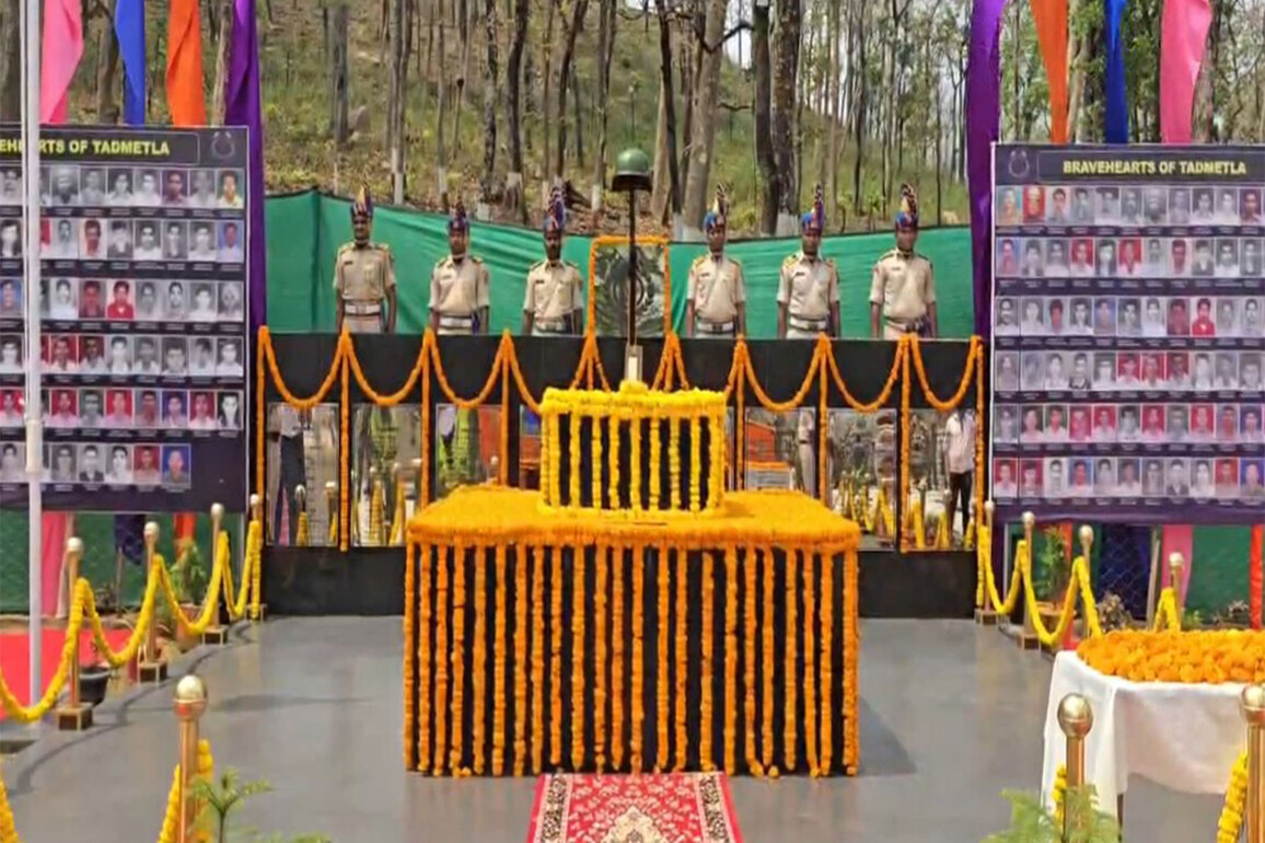 Tadmetla memorial inaugurated to honour 76 CRPF martyrs of 2010 Naxal Attack