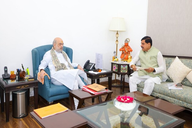 MP CM Mohan Yadav calls on Union Home Minister Amit Shah in Delhi