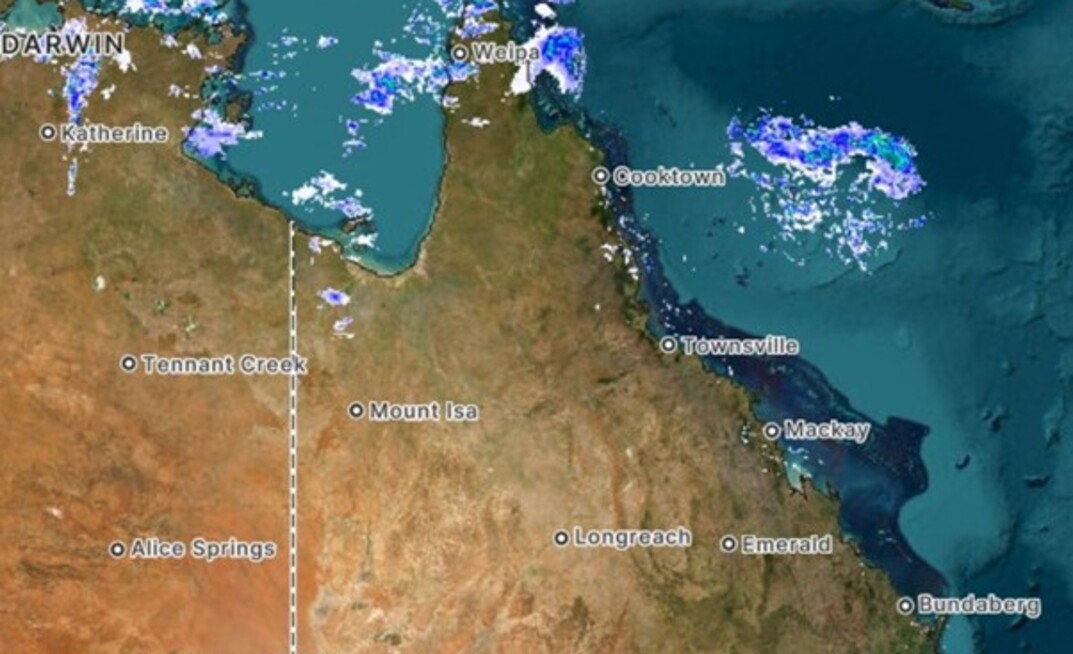 BOM's image of the Tropical Low