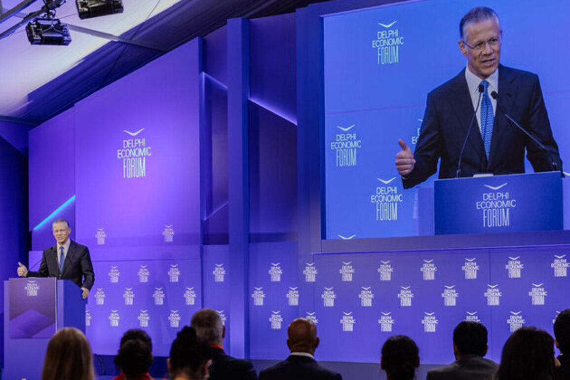 Special Envoy of Minister of Foreign Affairs for Business and Philanthropy calls for strength by design, deeper cooperation at Delphi Economic Forum