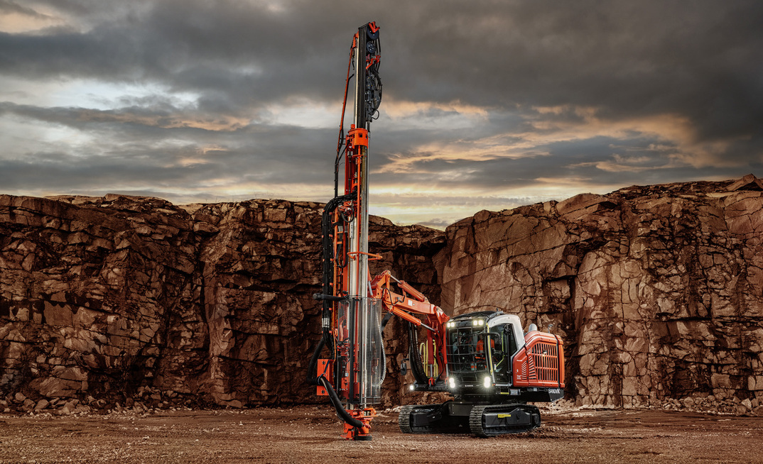 Ranger DX1010i top hammer drill rig for mining applications