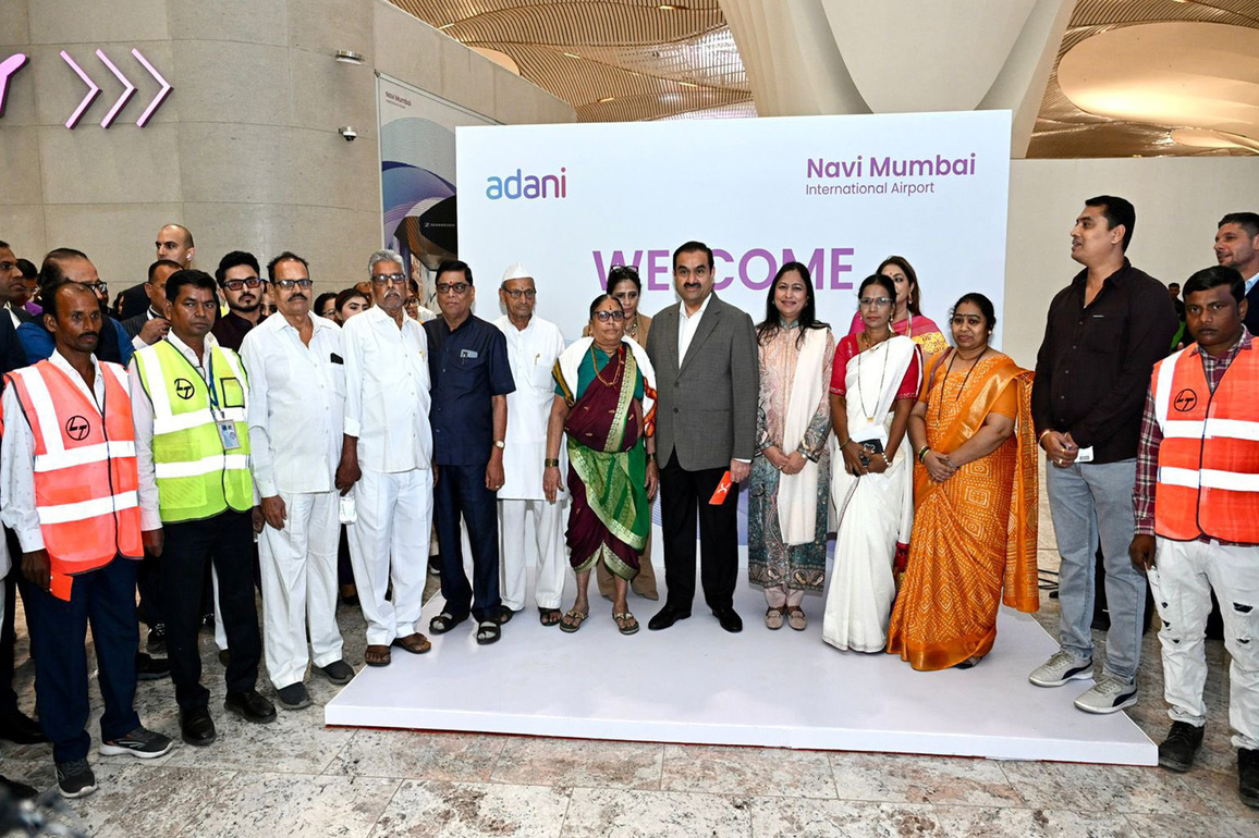 Deeply honoured to stand with war heroes and other "quiet architects of the nation" at Navi Mumbai International Airport: Gautam Adani