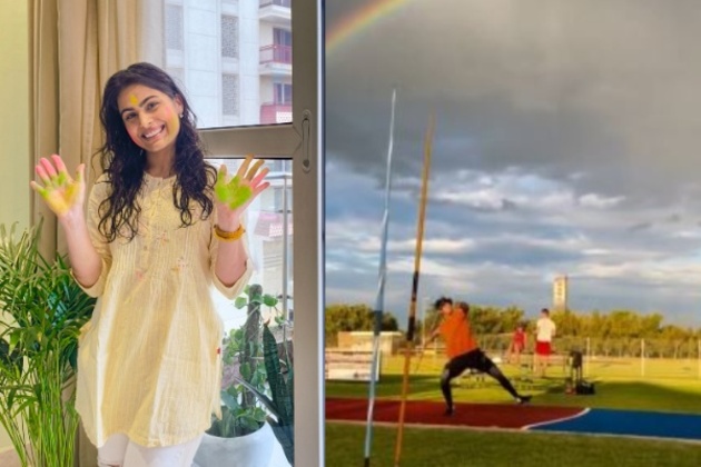 Manu Bhaker, Neeraj Chopra celebrate Holi with festive cheer