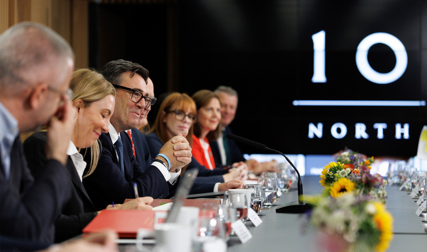 Andy Burnham greets his Cabinet © No 10 / flickr