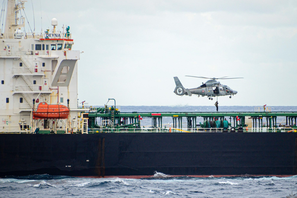 "War profiteers": Macron slams "ghost fleet" as French Navy intercepts vessel in Mediterranean