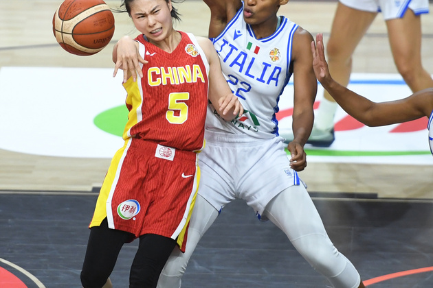 (SP)GERMANY-BERLIN-BASKETBALL-WOMEN'S WORLD CUP-CHN VS ITA