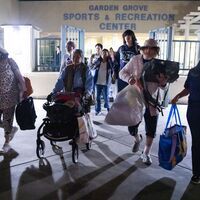 Evacuation centers fill up in Southern California as efforts continue to cool damaged chemical tank