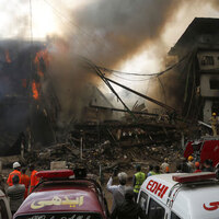 Pak: At least three killed in Gulberg hotel fire in Lahore