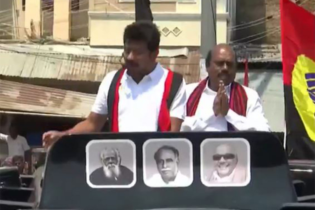 "Edappadi Palaniswami stands as an aggressive slave of the BJP," says Udhayanidhi Stalin