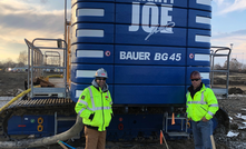  Richard Goettle, Inc. paid a unique tribute to a recently deceased member of its team by dedicating its new Bauer drilling rig to his memory