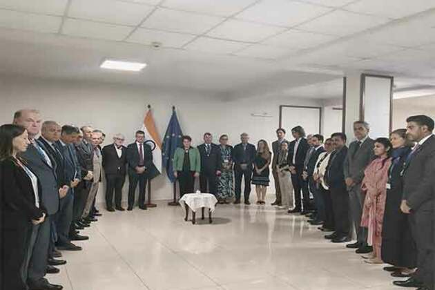 EU Ambassadors observe a moment of silence to pay tribute to victims of Pahalgam terrror attack