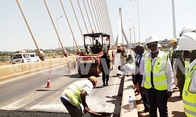 Nile Bridge has not suffered structural defects - Kagina Nile Bridge has not suffered structural defects - Kagina