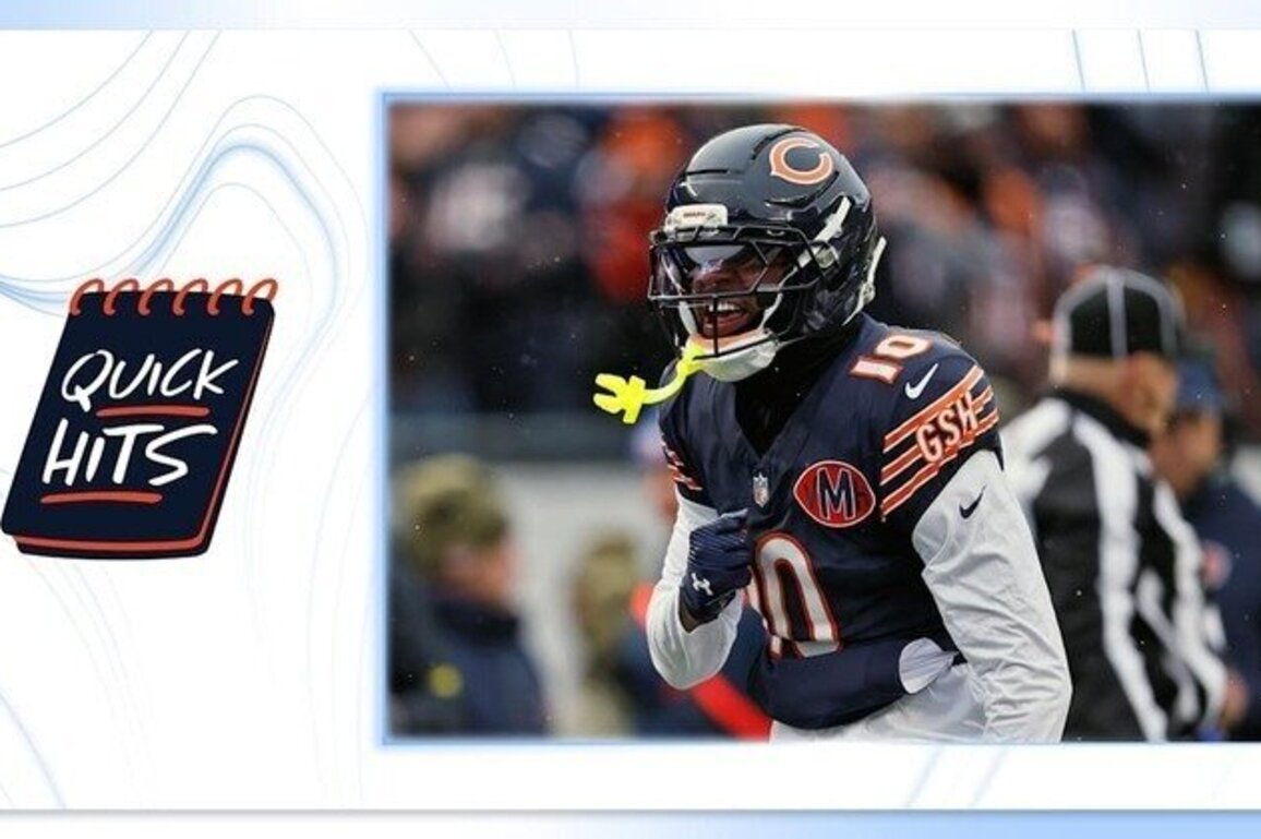 Bears WR Luther Burden III showing steady growth