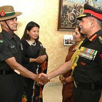 COAS Gen Upendra Dwivedi honours gallantry awardees at Defence Investiture Ceremony in Delhi
