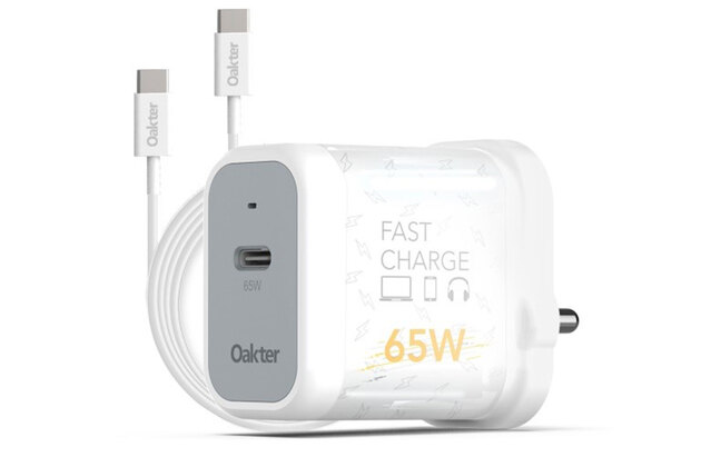 Oakter 65W Gan Charger Review: A compact power-house for all devices?