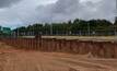 SPUK’s sheet piling work between the A557 Weston Point Expressway and Weaver View, adjacent to Junction 12 of the M56 motorway in the UK