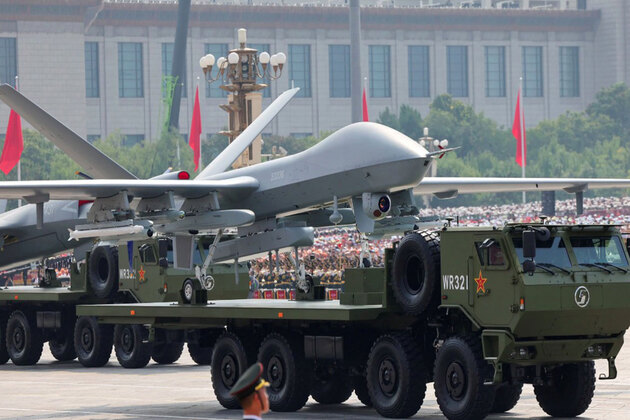 PLA flaunts new military tech in parade