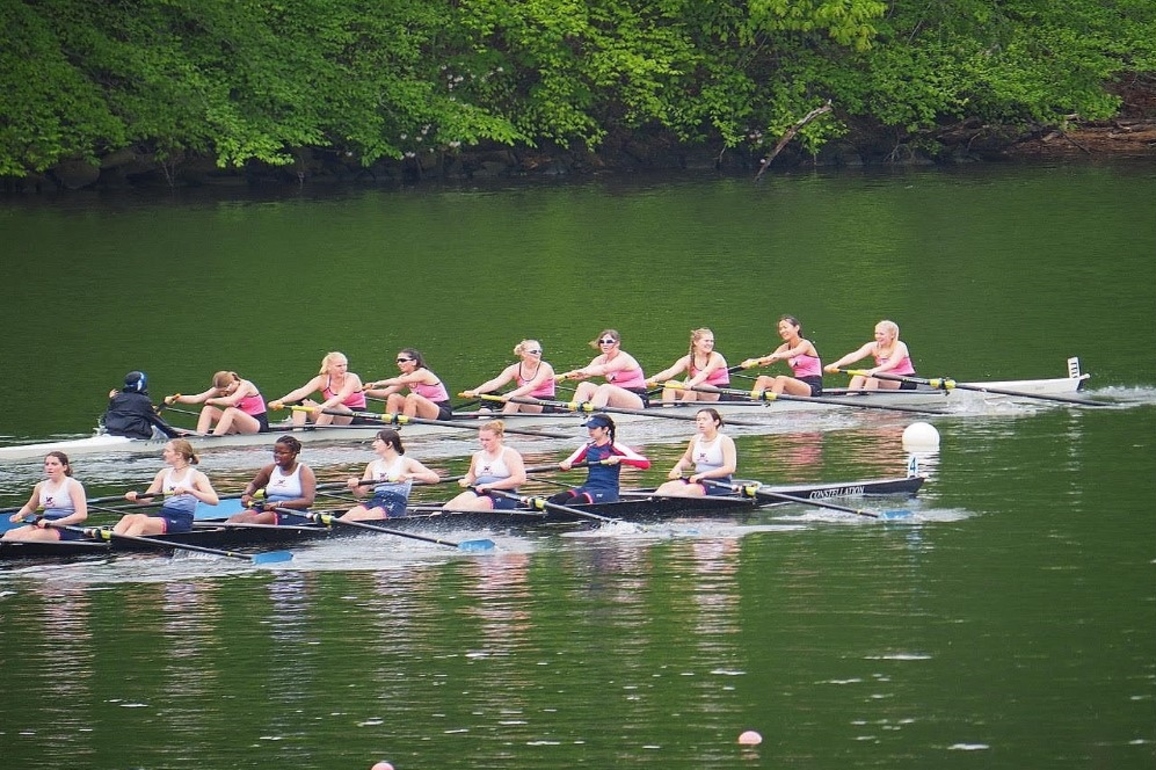 Wakefield varsity eights finish on top in crew teams opening regatta
