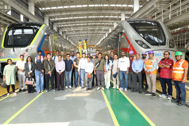 Transport specialists from Asian countries visit Namo Bharat Corridor