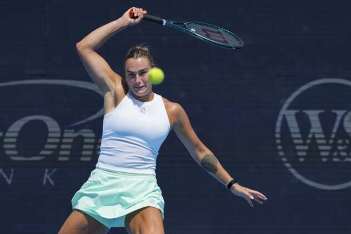 WTA roundup: Aryna Sabalenka opens '26 with rout