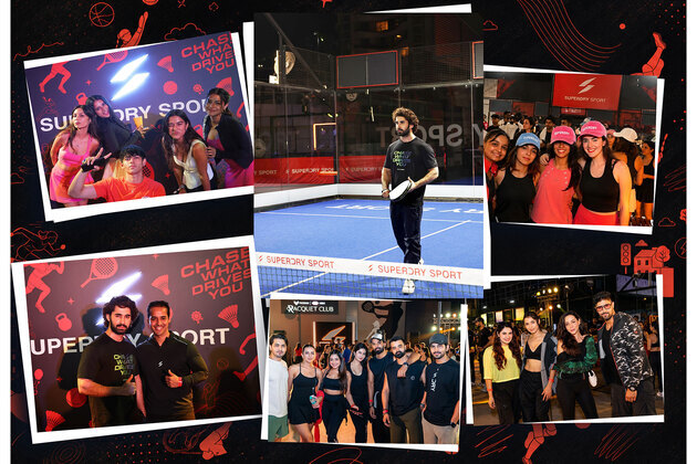 Superdry Sport Takes the Court at Sip & Serve -- A Padel Evening with Brand Ambassador Lakshya