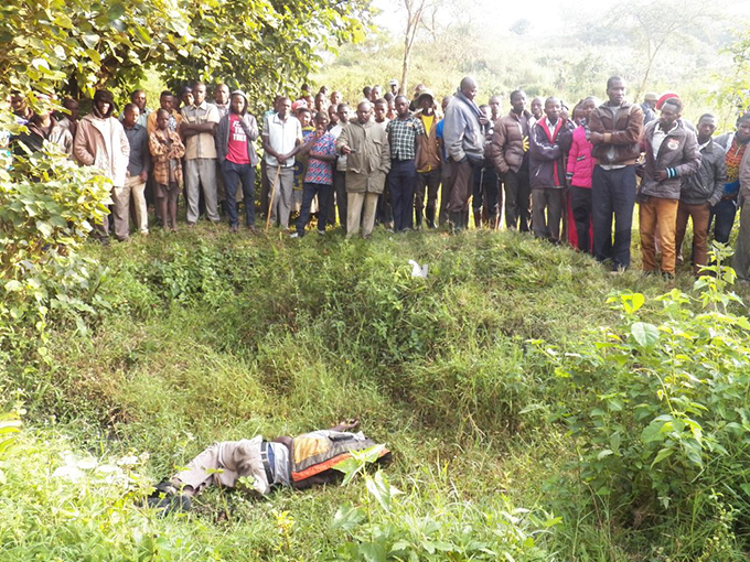 ibesigwas body was found in a nearby farm after he ingested poison hoto by awrence ucunguzi
