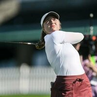 Rookie Adela Cernousek surges to first-round lead in Portland