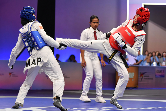 (SP)CHINA-TAIYUAN-TAEWONDO-WOMEN'S OPEN CHAMPIONSHIPS (CN)