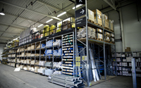 Dexion, manufacturers, designs and installs intelligent storage systems for display and storage of building products. 