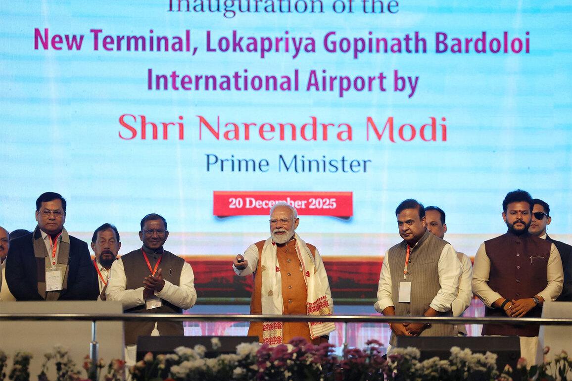 "Moment of pride for entire Northeast": Assam CM as PM Modi inaugurates new terminal building at Guwahati Airport, unveils Gopinath Bardoloi's statue